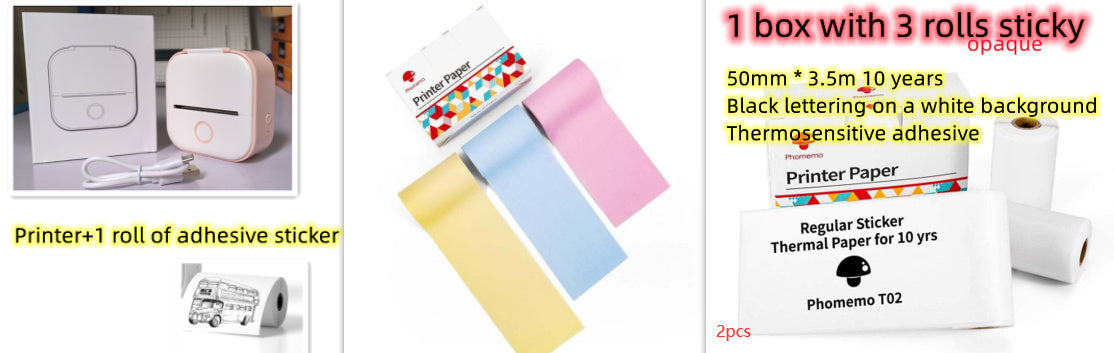 Mini Bluetooth Label Printer