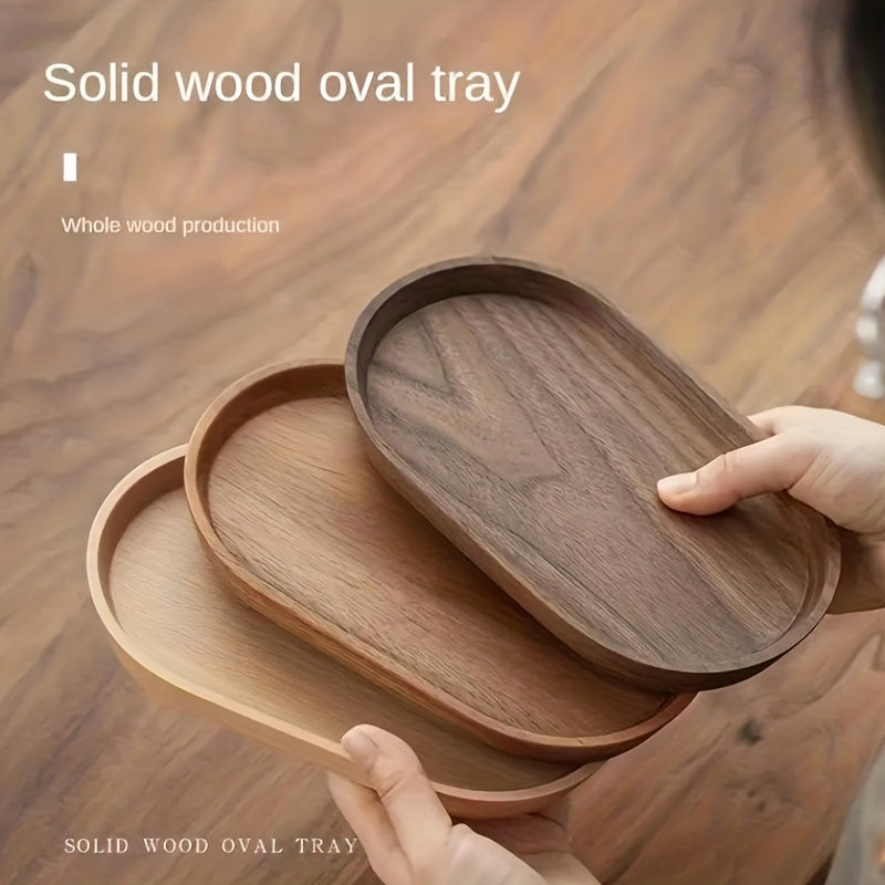 2pcs LDQ Elegant Wooden Serving Tray