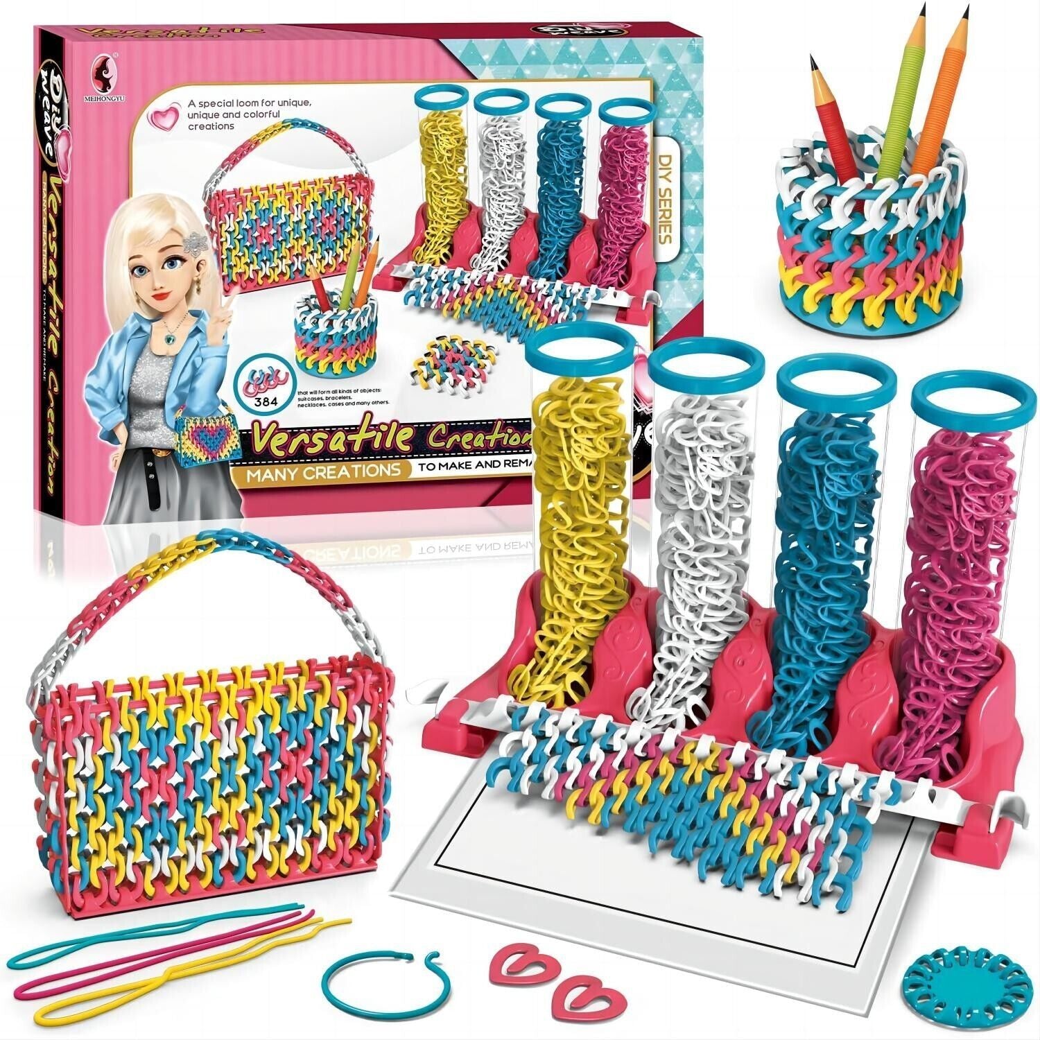 DIY Ribbon Weaving Toy