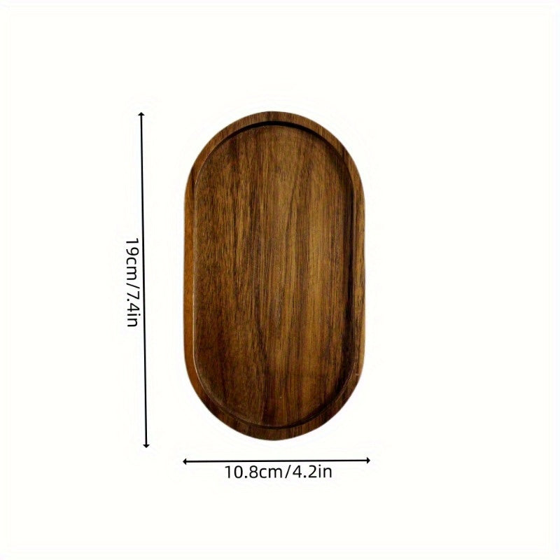 2pcs LDQ Elegant Wooden Serving Tray