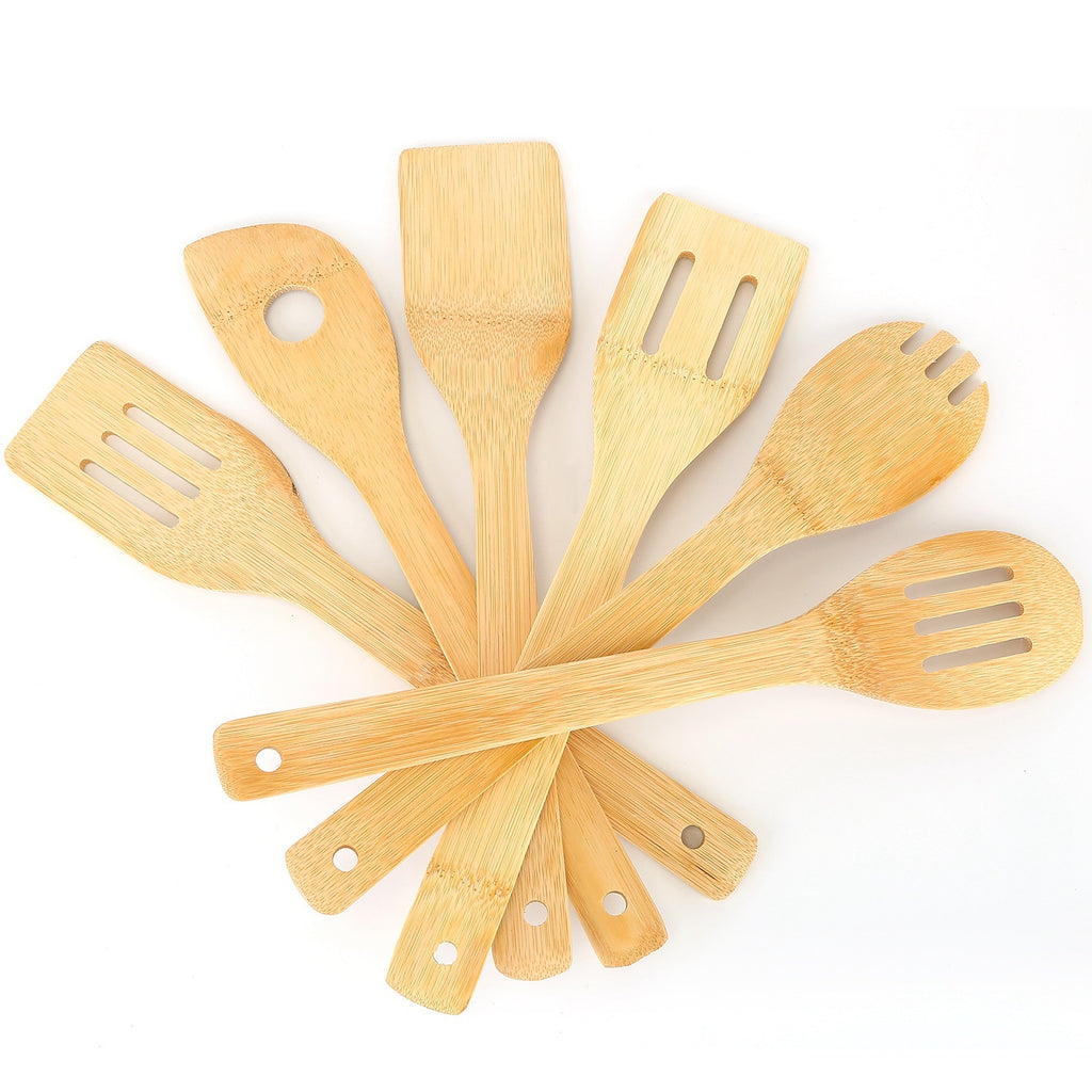 Set Of 6Pcs Cooking Bamboo Wooden