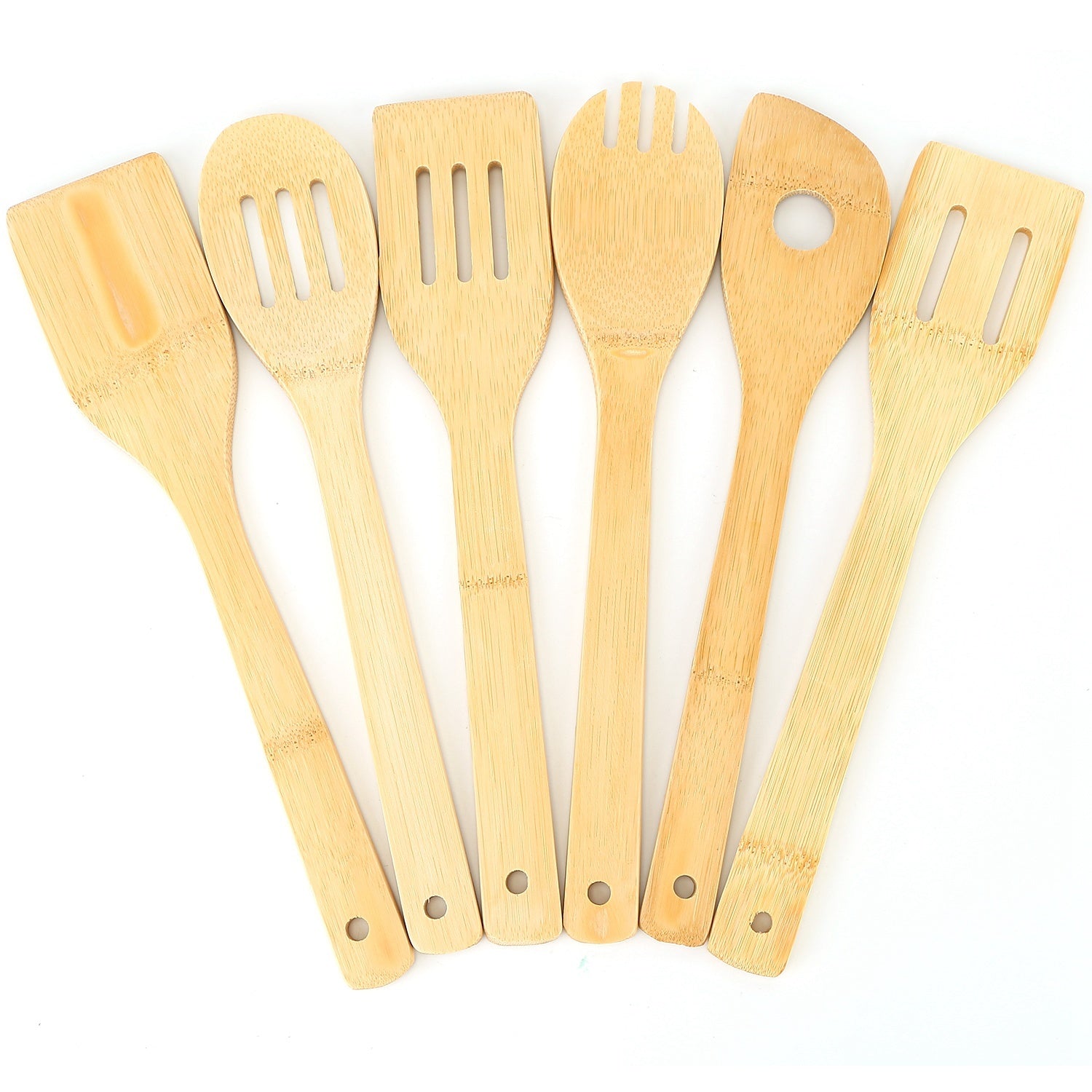 Set Of 6Pcs Cooking Bamboo Wooden