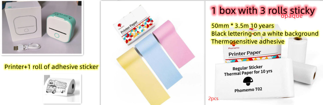 Mini Bluetooth Label Printer