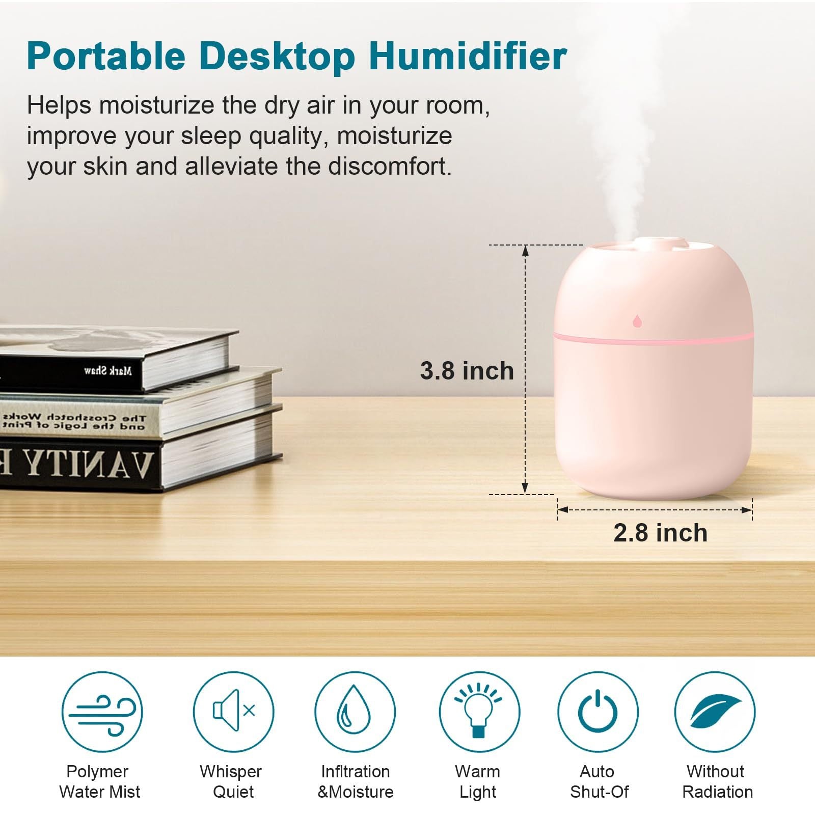 Mini USB Cool Humidifier