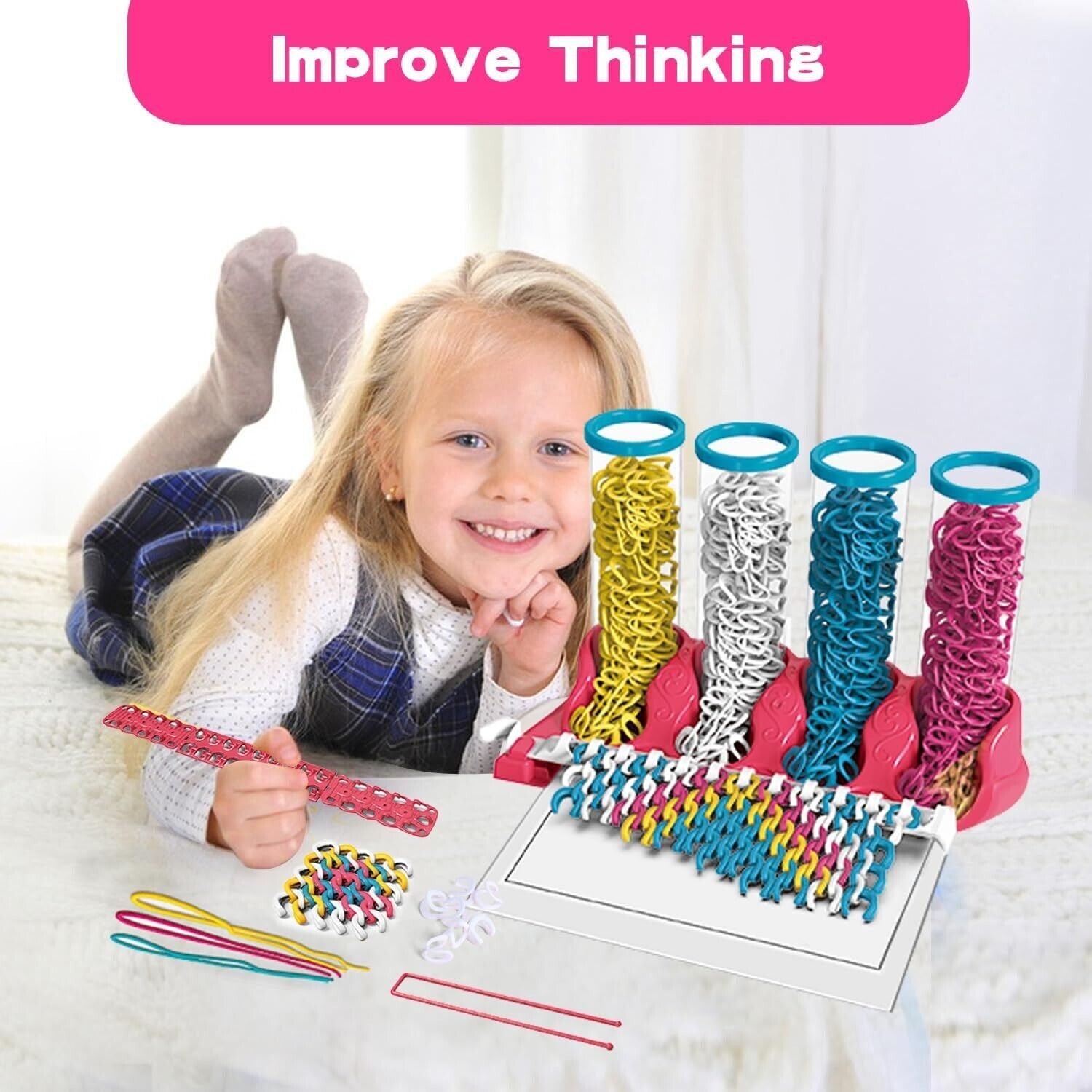 DIY Ribbon Weaving Toy 5