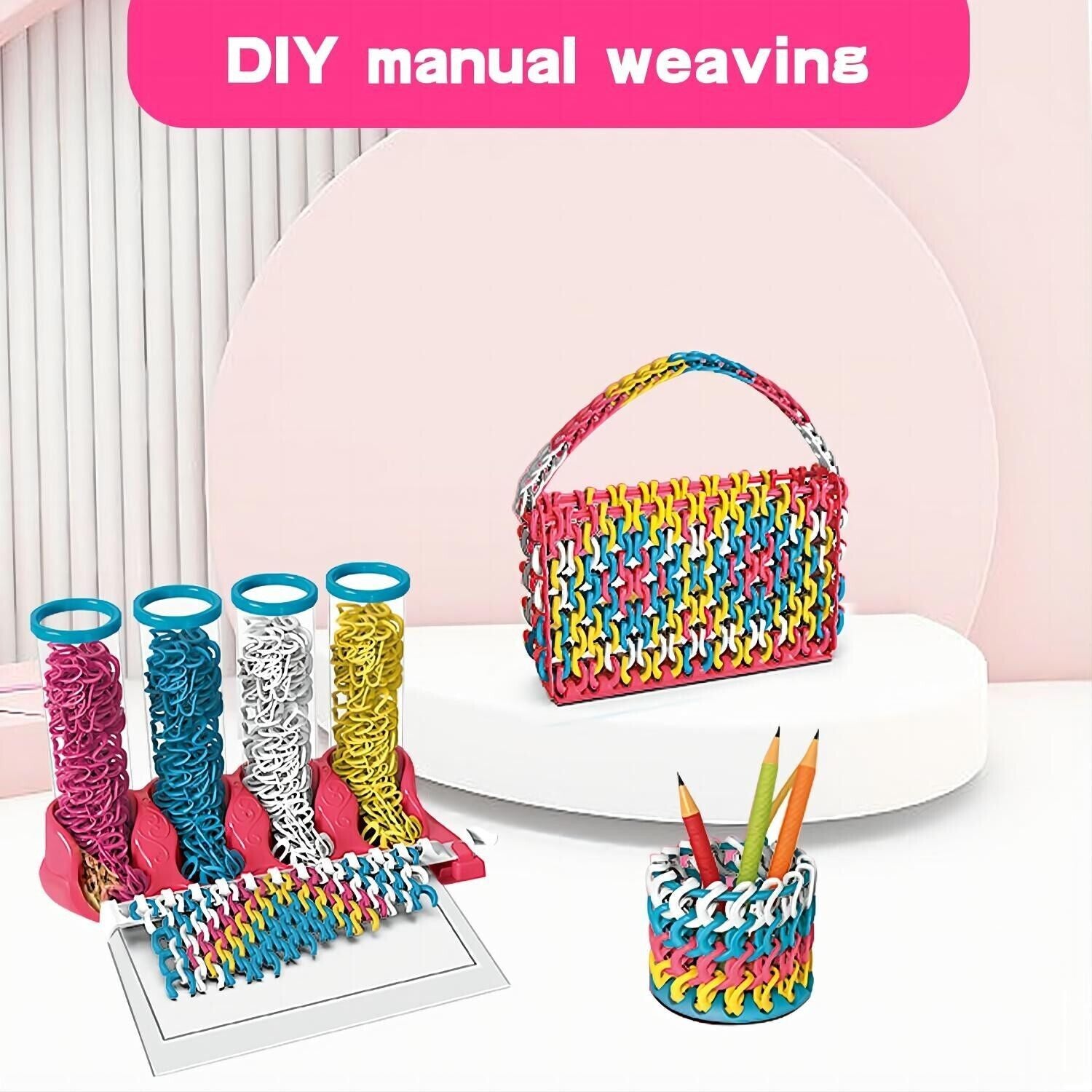 DIY Ribbon Weaving Toy 7