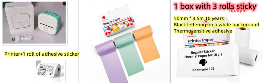 Mini Bluetooth Label Printer 51