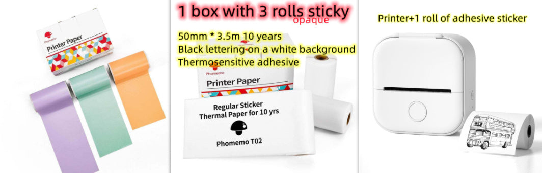 Mini Bluetooth Label Printer 6