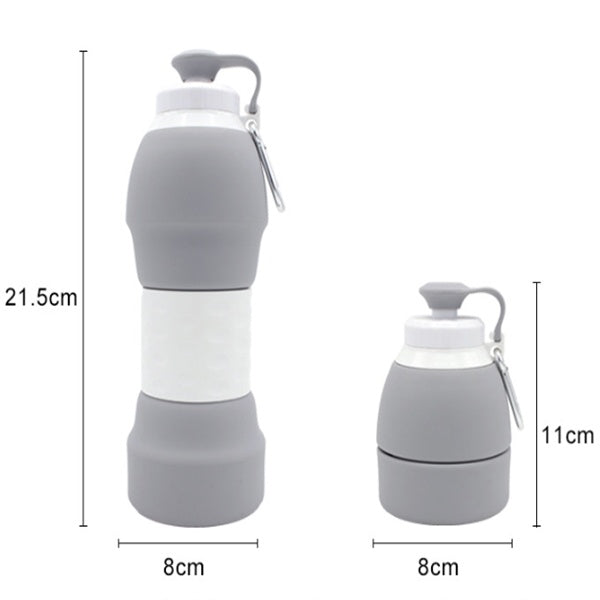 Silicone folding water bottle 14