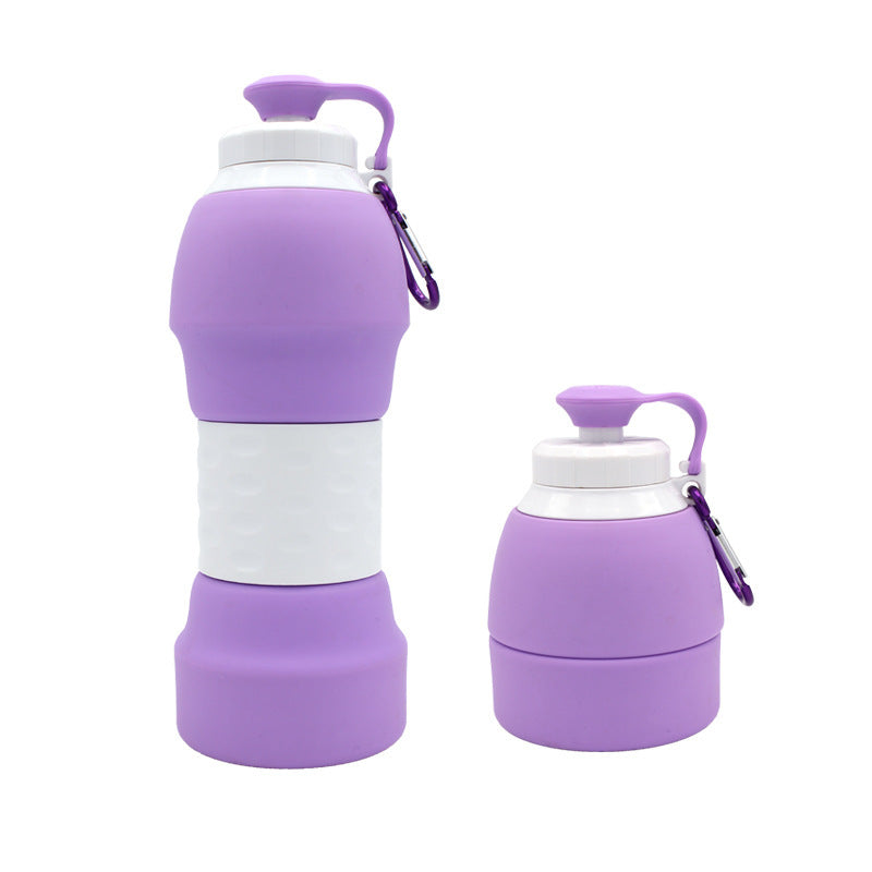 Silicone folding water bottle 6