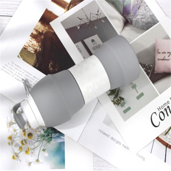 Silicone folding water bottle 8