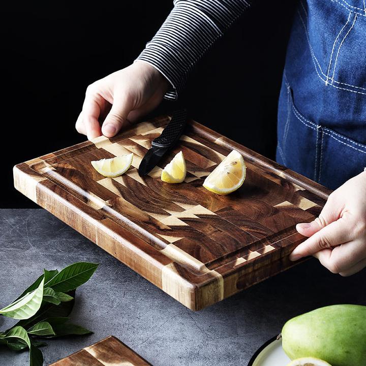Solid Wood Parquet Cutting Board for Kitchen 1