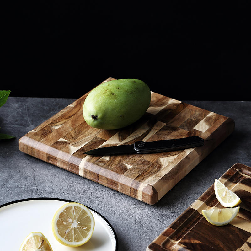 Solid Wood Parquet Cutting Board for Kitchen 2