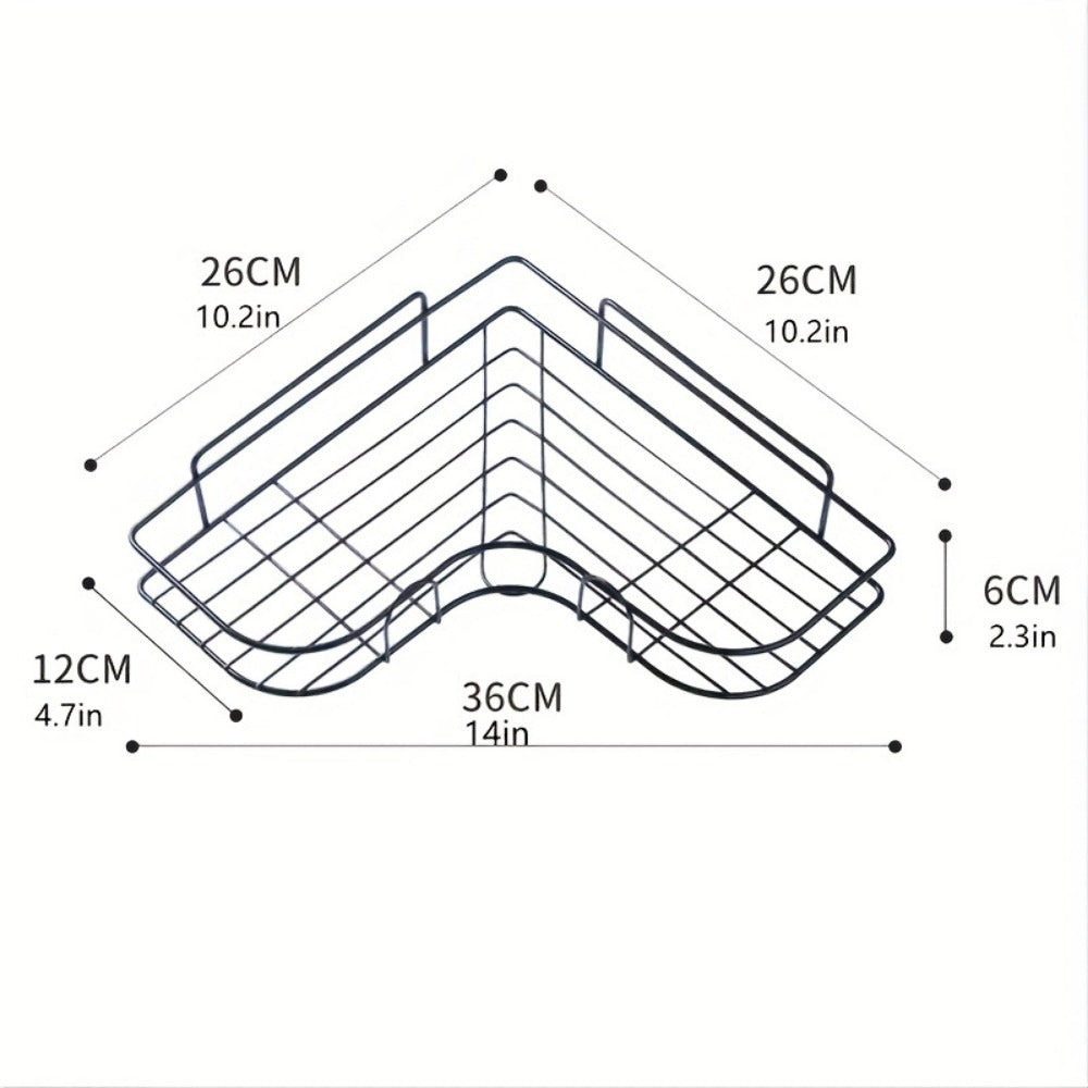 Wall Mounted Shower Shelf 4