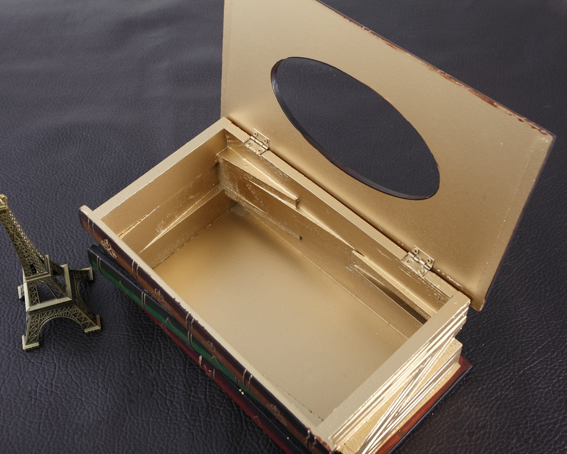 Wooden Book Tissue Box 3